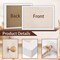 Cork Boards for Walls, 16 X 11 in Wall Mounted Photo Board(Black)
